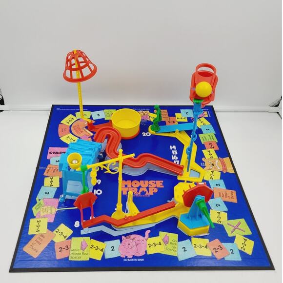 1986 Mouse Trap Game by Milton Bradley VGC, **100% COMPLETE** - Picture 4 of 12